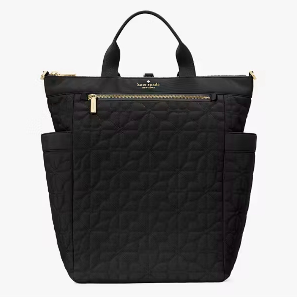 Kate Spade Flower Quilted Convertible Tote/Backpack NWT